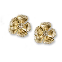 Precious Pansy Earrings